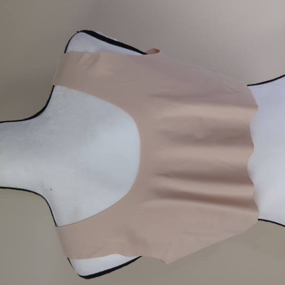 Sexy Lace Floral Overlay Scalloped Front Closure Bra Plus 7L Skin Nude - Picture 13 of 16